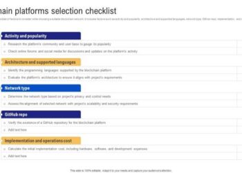 Blockchain platforms selection checklist Ppt PowerPoint Presentation ...