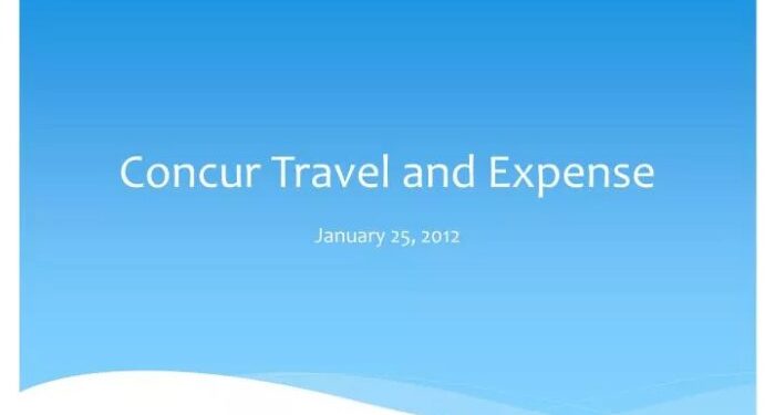 PPT - Concur Travel and Expense PowerPoint Presentation, free download ...